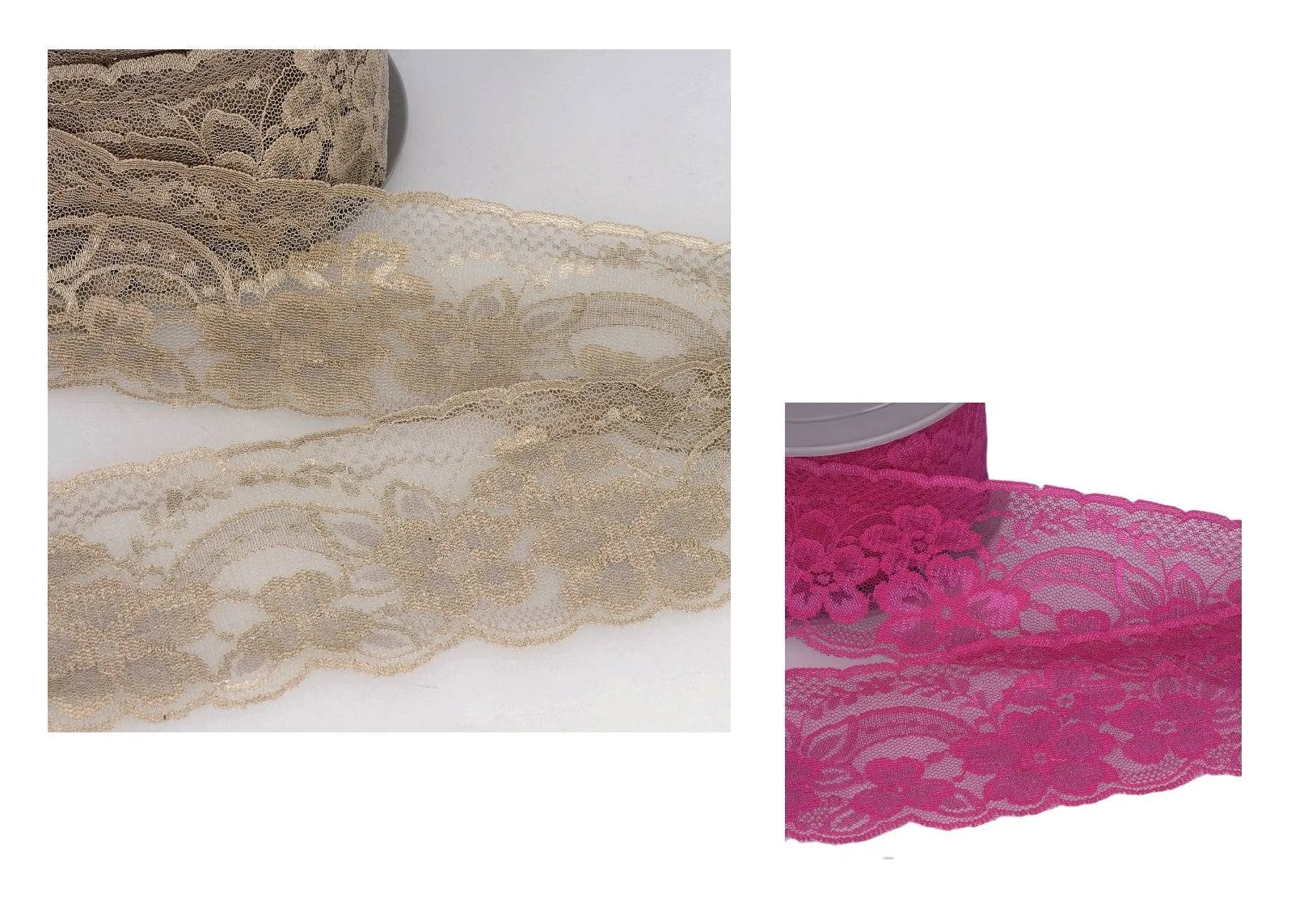 Lace Trim - Gentle Floral ( 7cm/70mm)