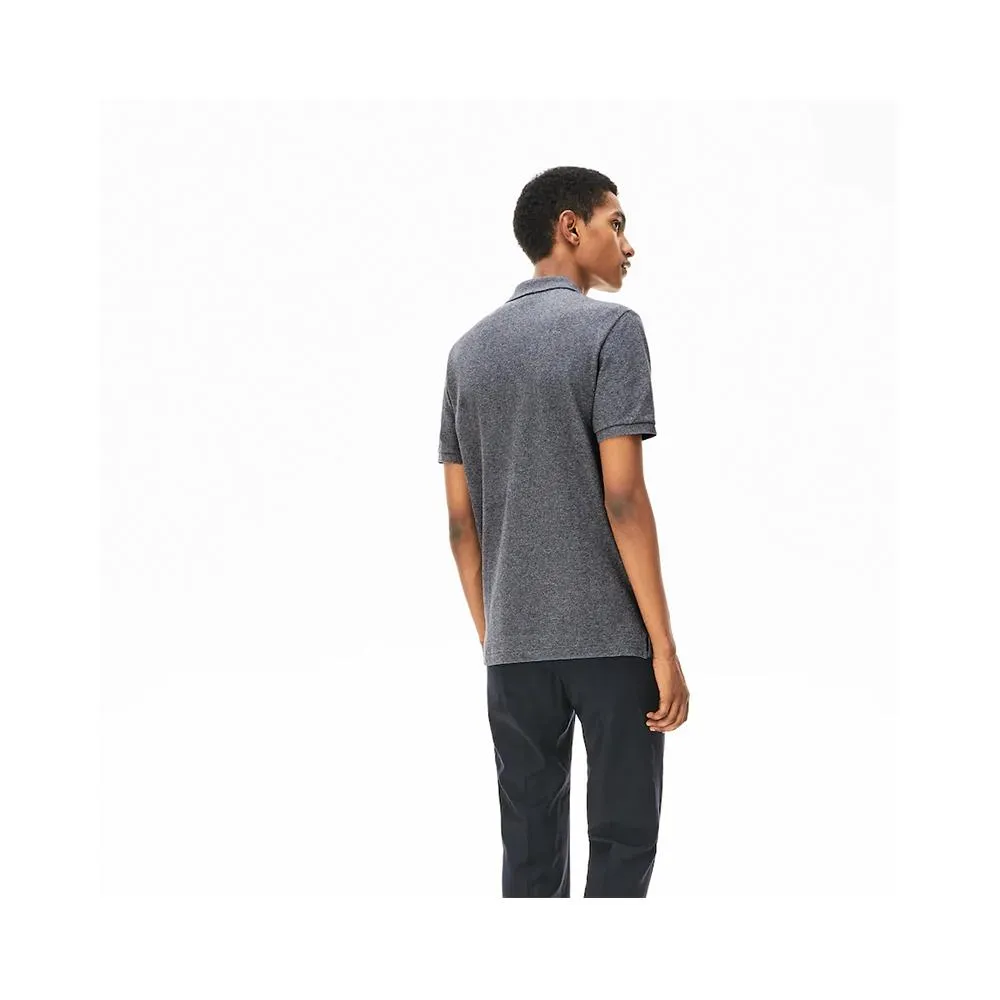 Lacoste Men's Petit Pique Slim Fit Polo Shirt Eclipse Jaspe PH4012 E8G