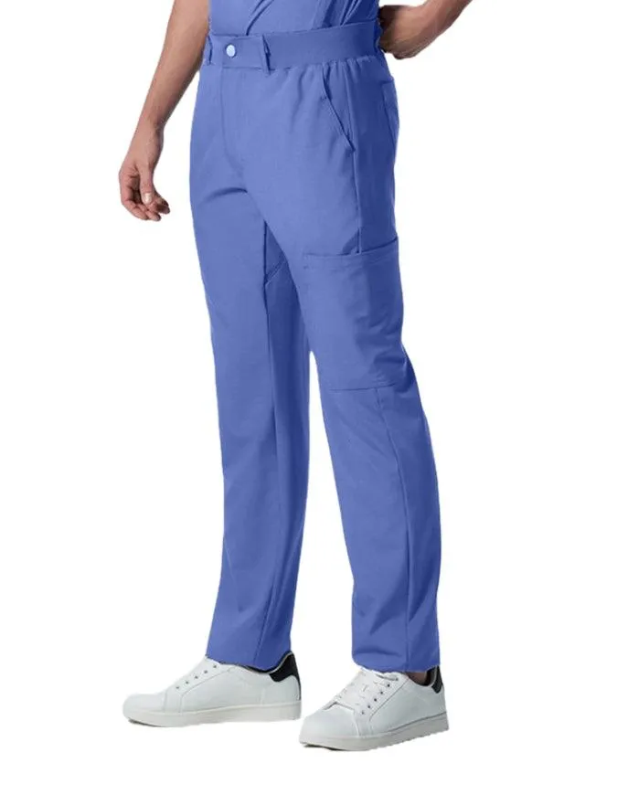Landau Forward Men's Tapered-Leg Cargo Scrub Tall Pants