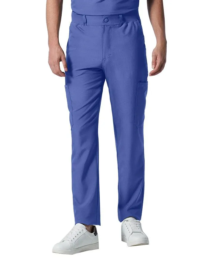 Landau Forward Men's Tapered-Leg Cargo Scrub Tall Pants