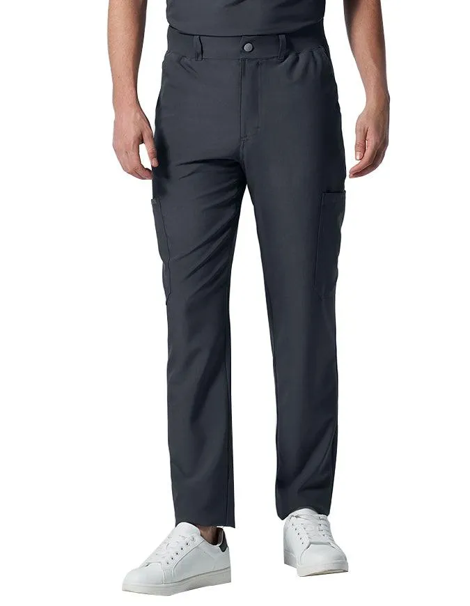 Landau Forward Men's Tapered-Leg Cargo Scrub Tall Pants