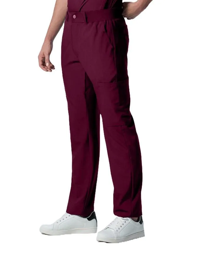 Landau Forward Men's Tapered-Leg Cargo Scrub Tall Pants