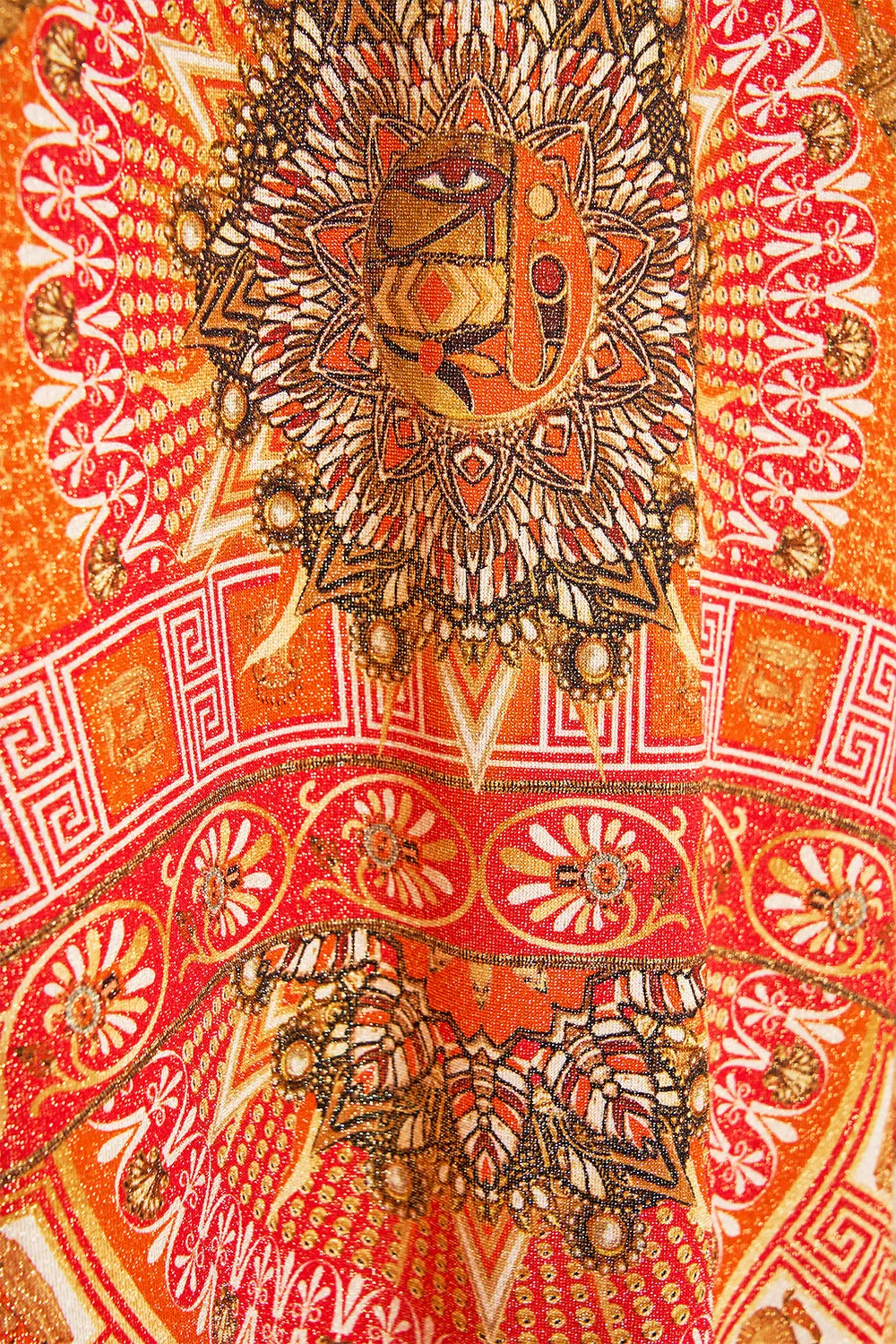 LAYERED LONG SARONG WITH FRONT TIE THE OBELISK GATE