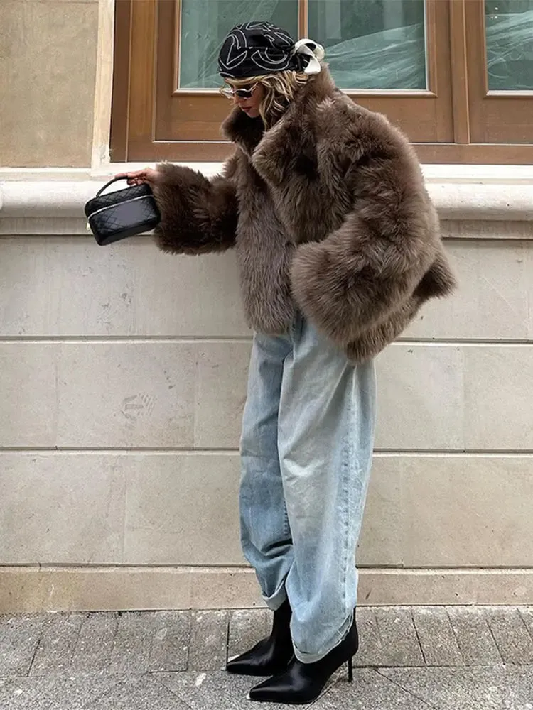 Lesley Luxury Faux Fur Coat
