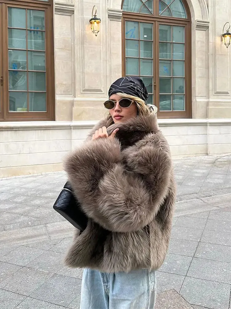 Lesley Luxury Faux Fur Coat