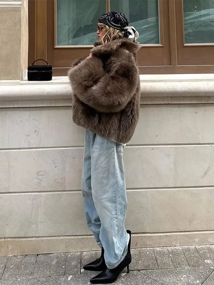 Lesley Luxury Faux Fur Coat