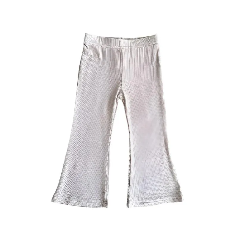 Lilac Girl's Flare Pants