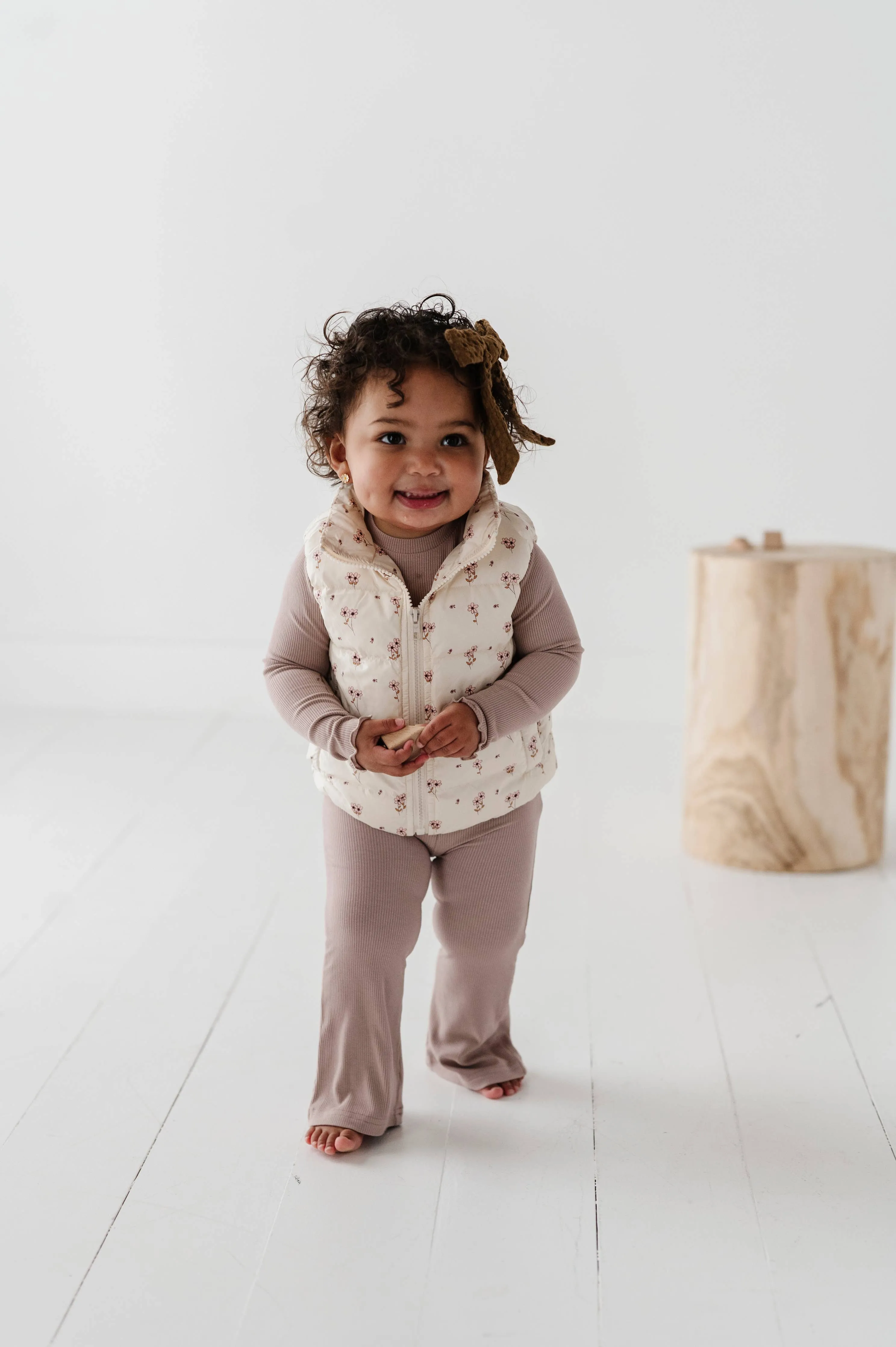 Lilac Girl's Flare Pants