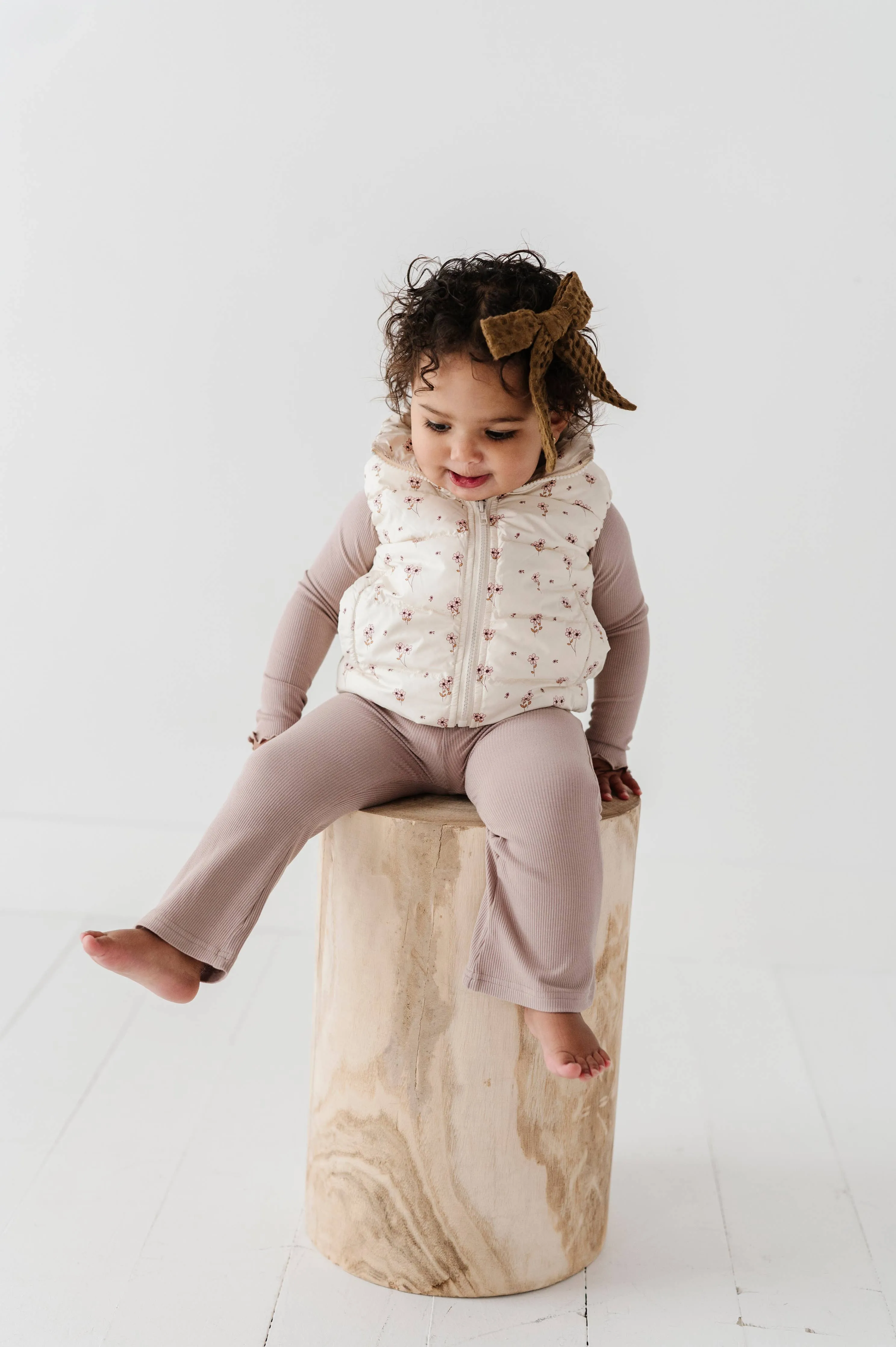 Lilac Girl's Flare Pants