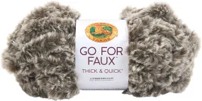 Lion Brand Go For Faux Thick & Quick Yarn - Chow Chow 100g
