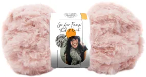 Lion Brand Go For Faux Thick & Quick Yarn - Pink Poodle 100g*