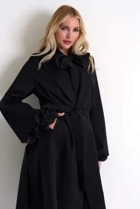 Long Coat With Tie Belt - 52467-80-800