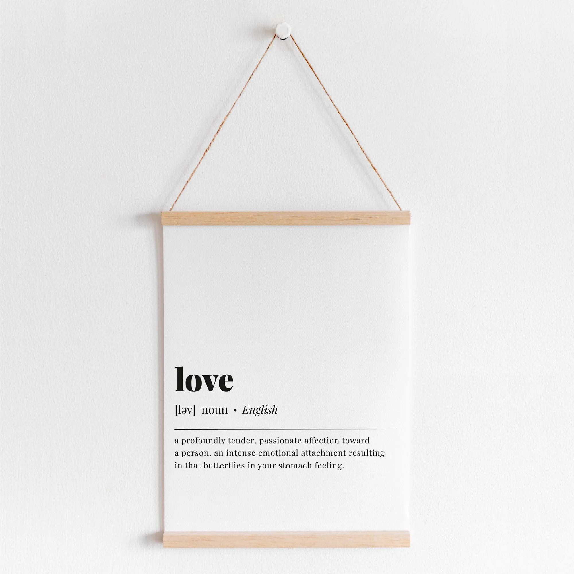 Love Definition Print Instant Download