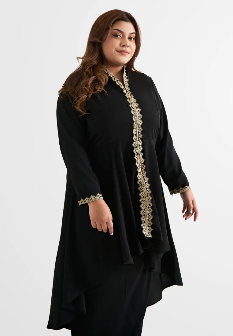 Maharani Elegant Gold Trim Kebarung Set