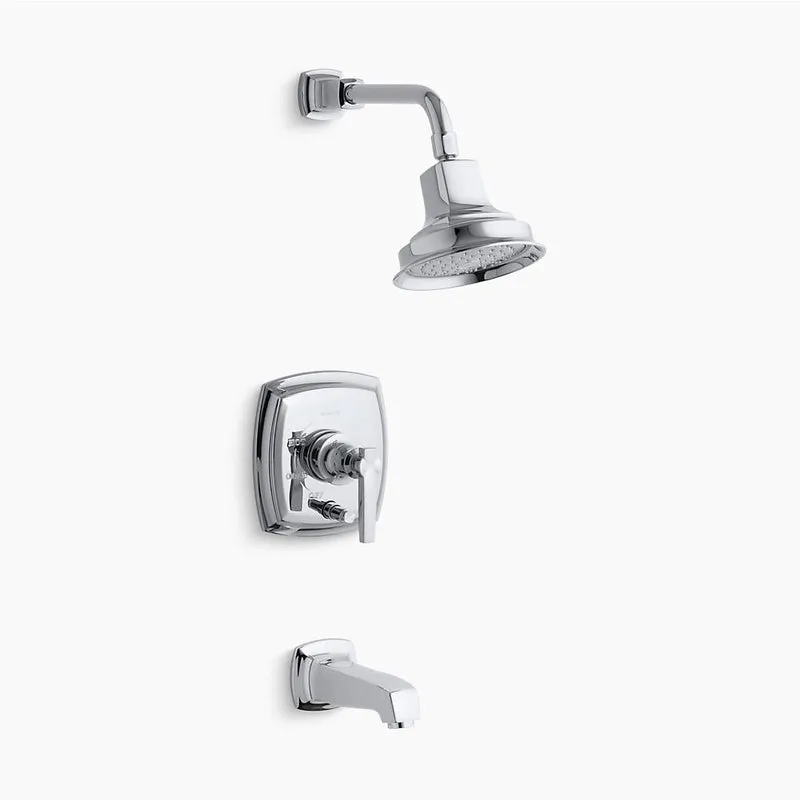 Margaux Tub & Shower in Polished Chrome