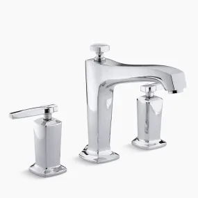 Margaux Two Lever Handle Roman Tub Filler in Polished Chrome