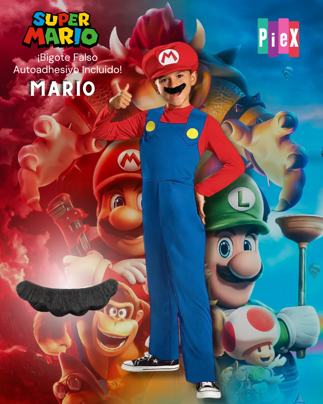 MARIO CHILD COSTUME