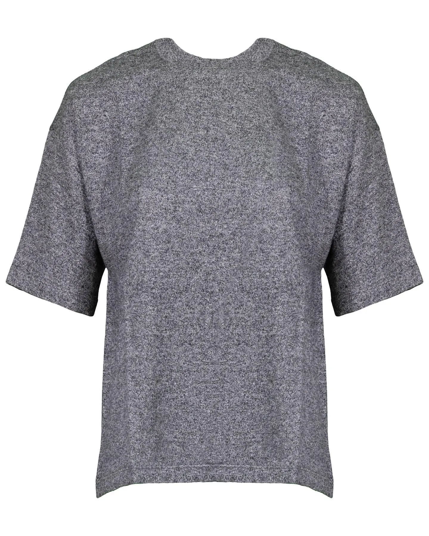 Melange Crew Neck Top
