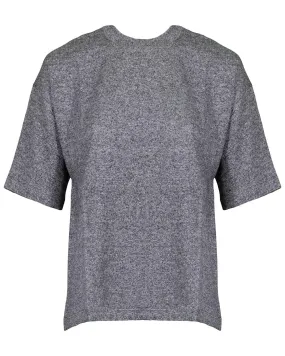 Melange Crew Neck Top