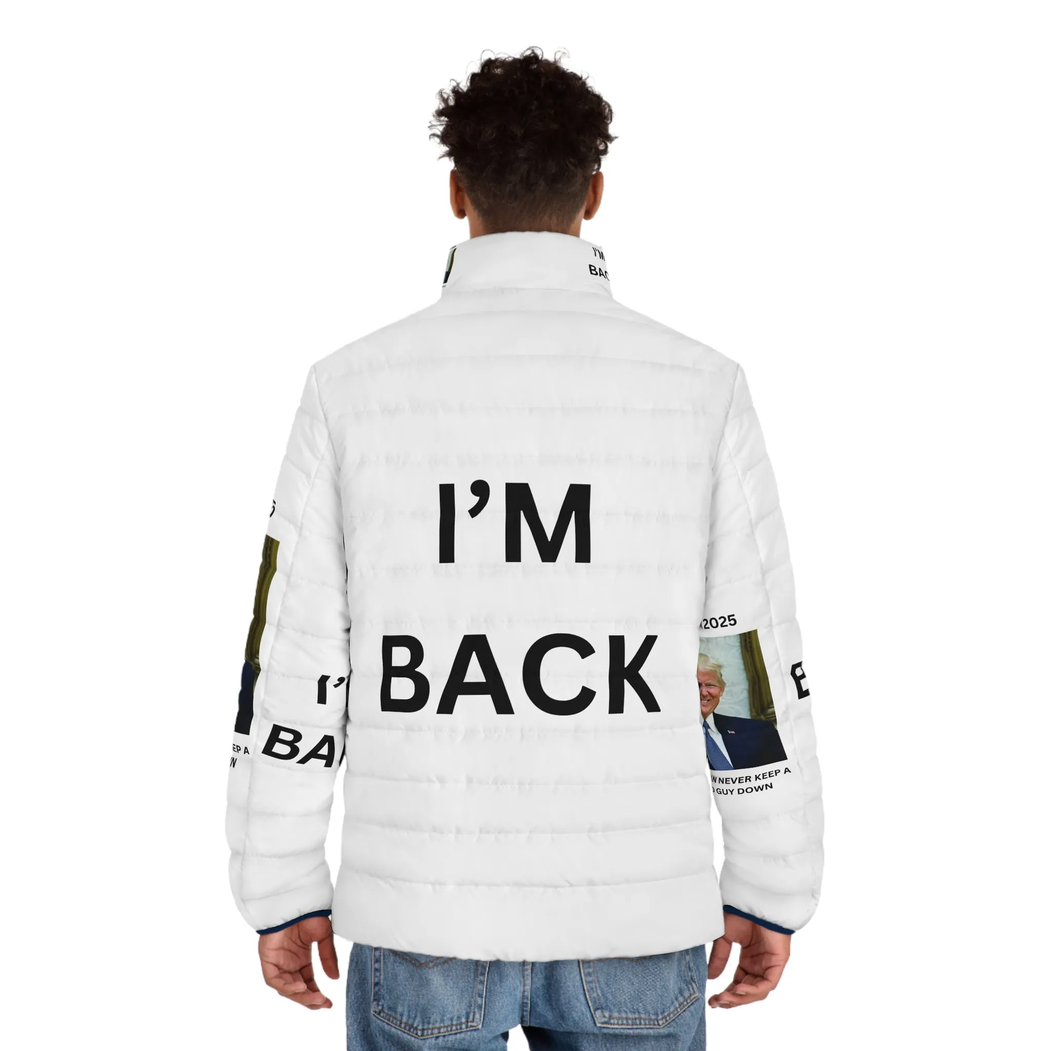 Men's Puffer Jacket (AOP)