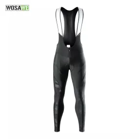 Men's Summer Breathable Cycling Bib Pants Mountain Bike Zipper Cycling Tights Pro Team Gel Padded MTB Bike Long Pants