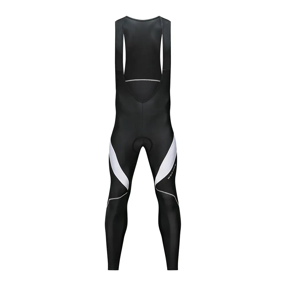 Men's Summer Breathable Cycling Bib Pants Mountain Bike Zipper Cycling Tights Pro Team Gel Padded MTB Bike Long Pants