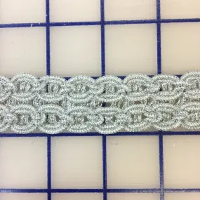 Metallic Trim - 1-inch Silver