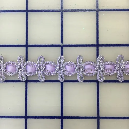 Metallic Trim - 1/2-inch Silver Lilac