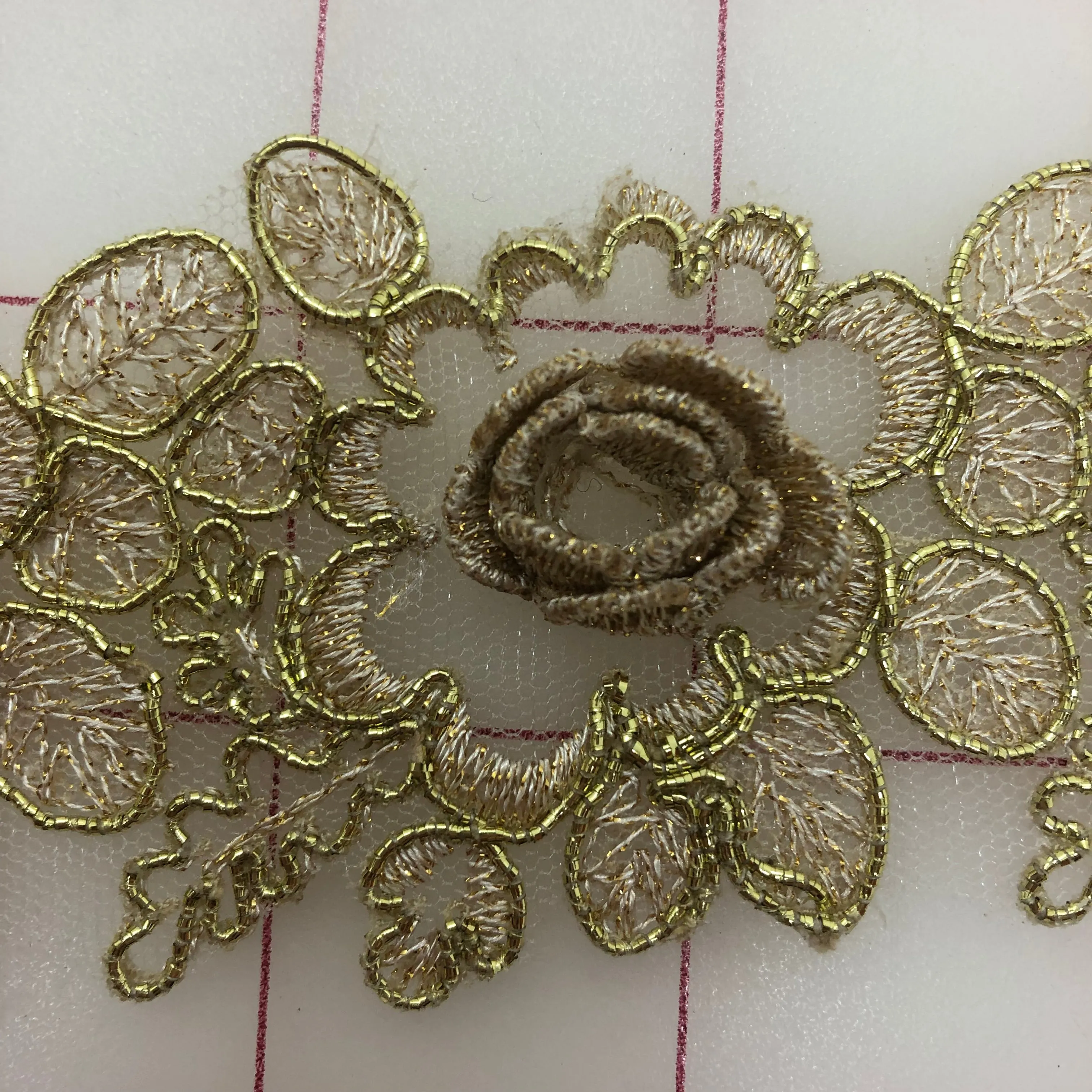 Metallic Trim - 3D Palest Gold