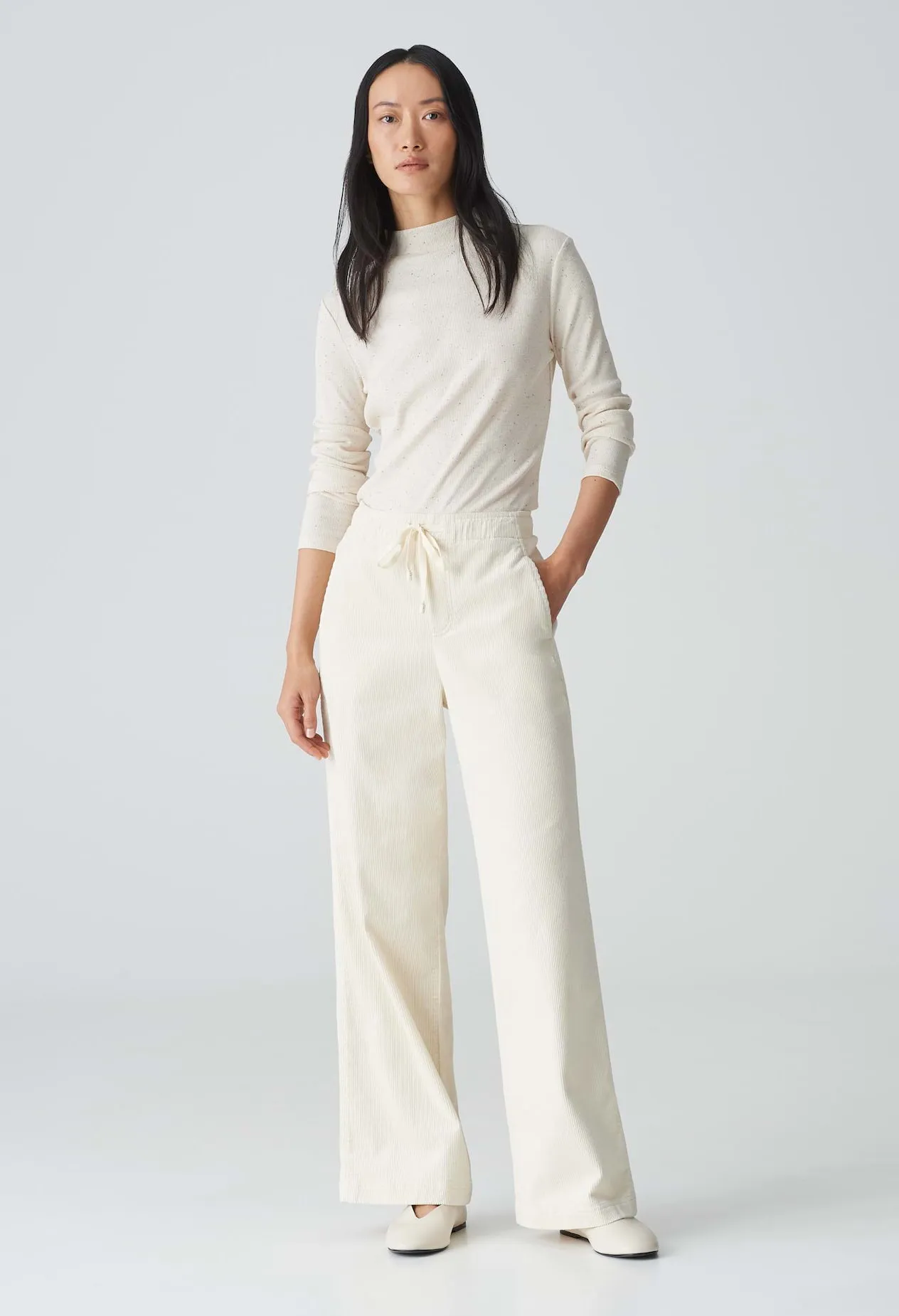 Mileni Track corduroy trousers