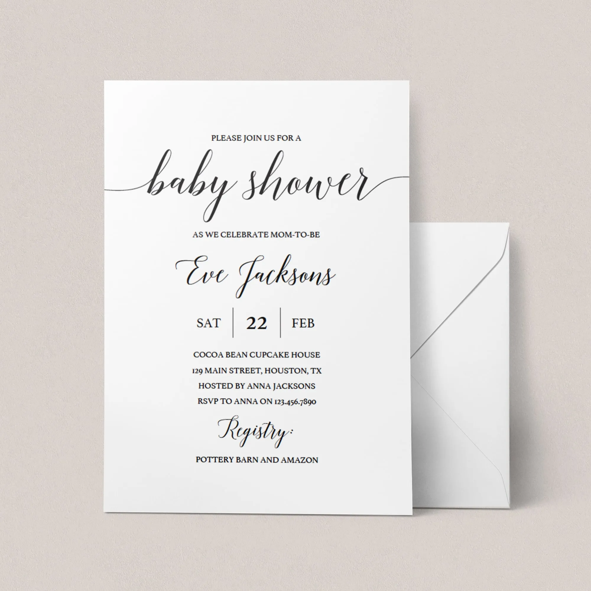 Minimalist Baby Shower Complete Bundle 19 Printables