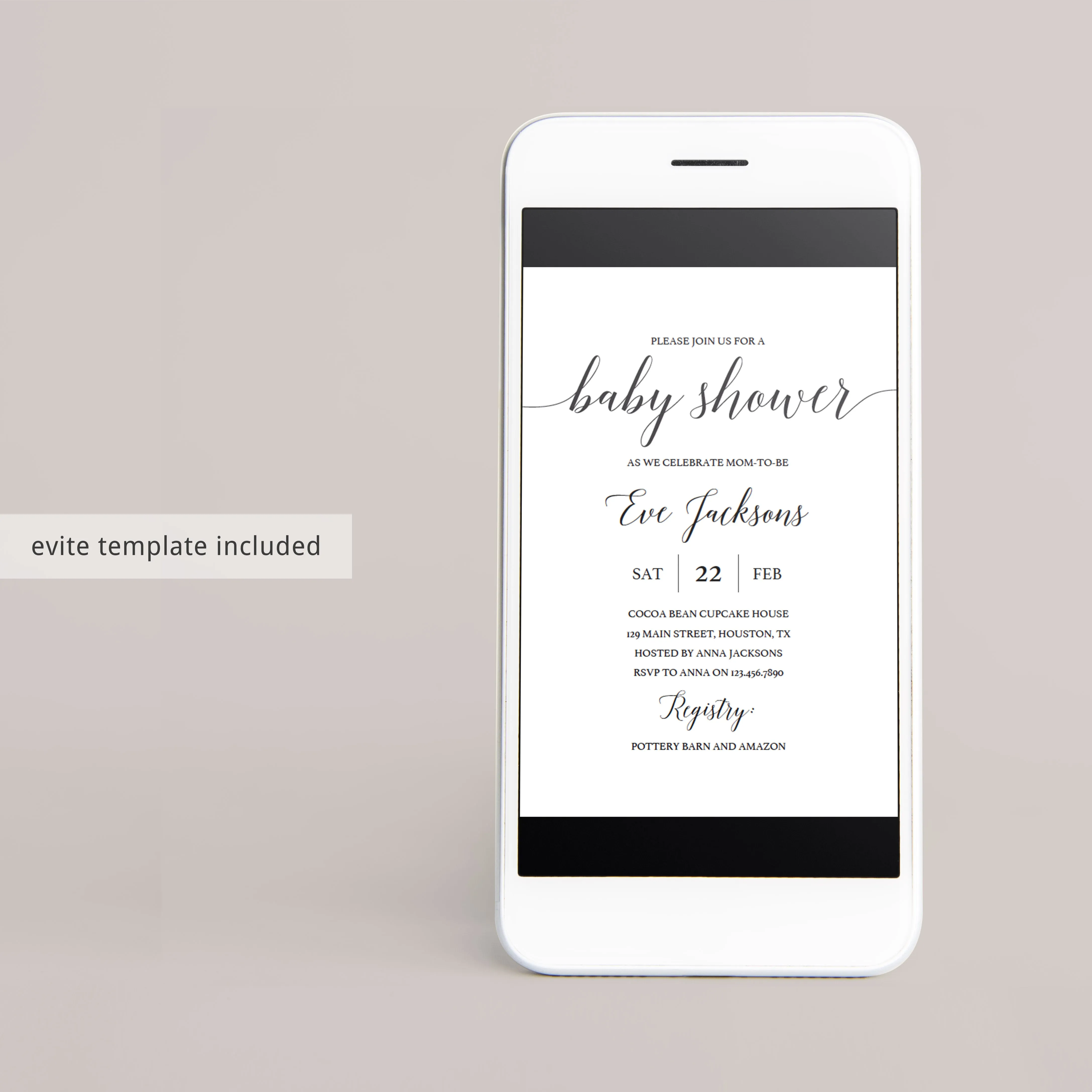 Minimalist Baby Shower Complete Bundle 19 Printables