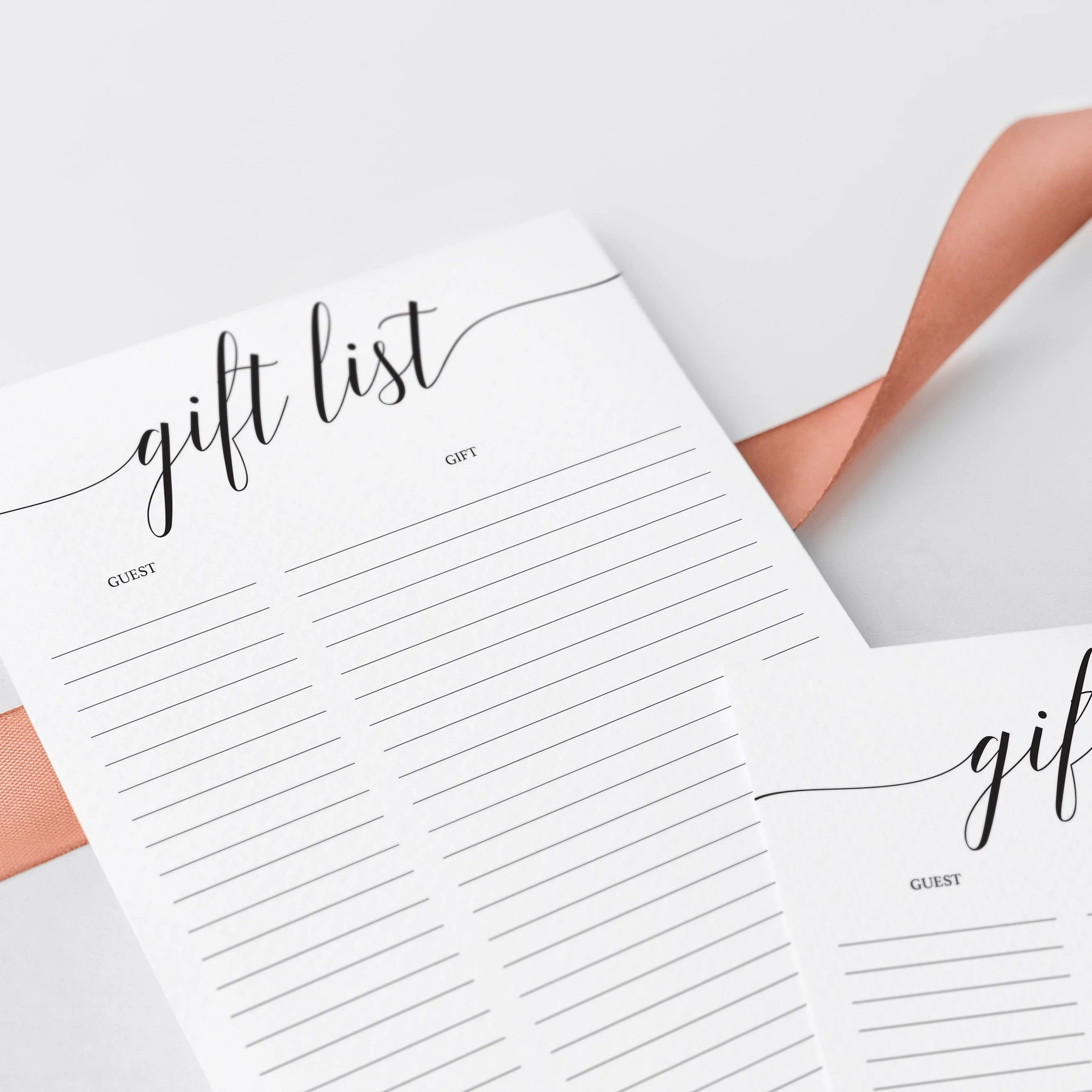 Minimalist Baby Shower Complete Bundle 19 Printables
