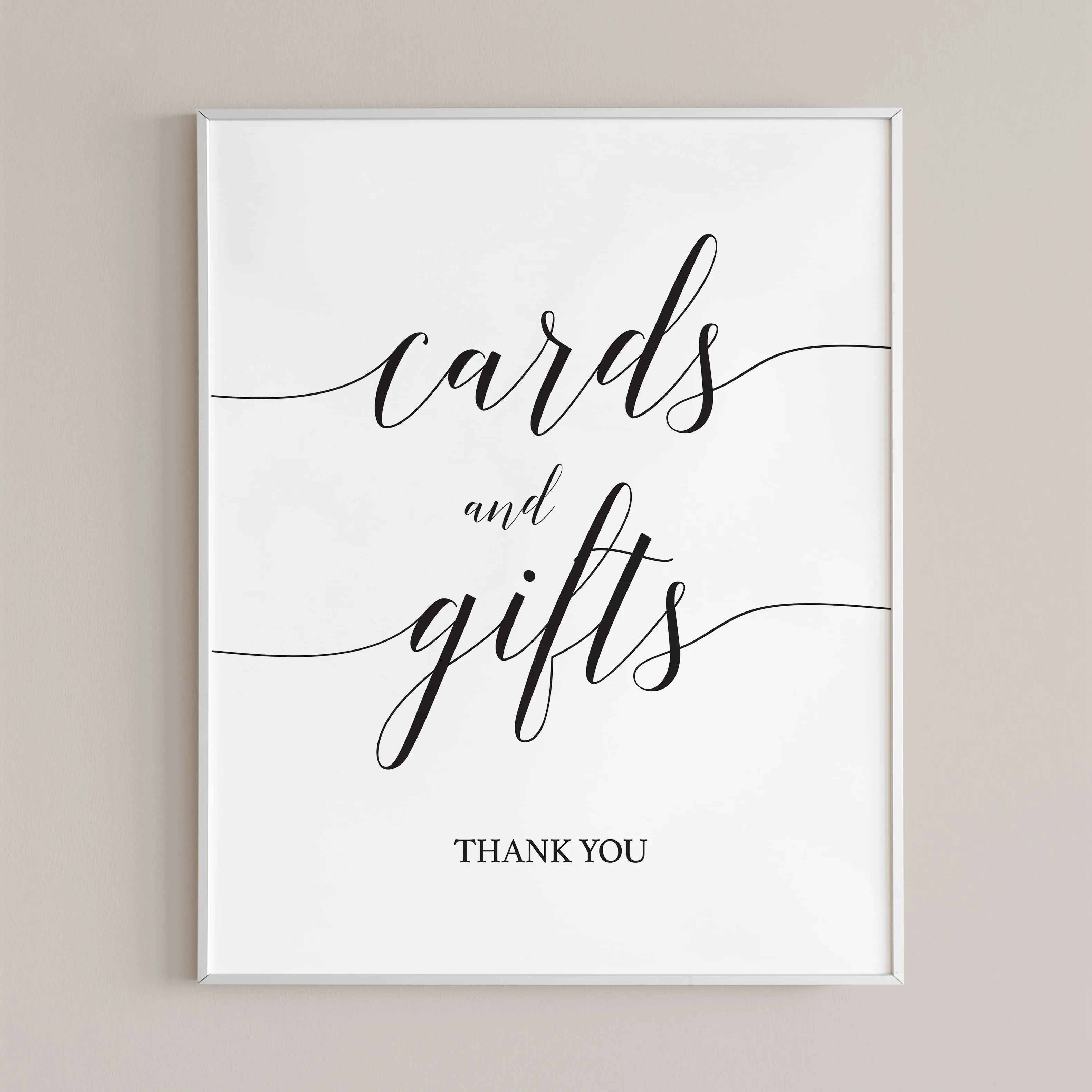 Minimalist Baby Shower Signs Printable
