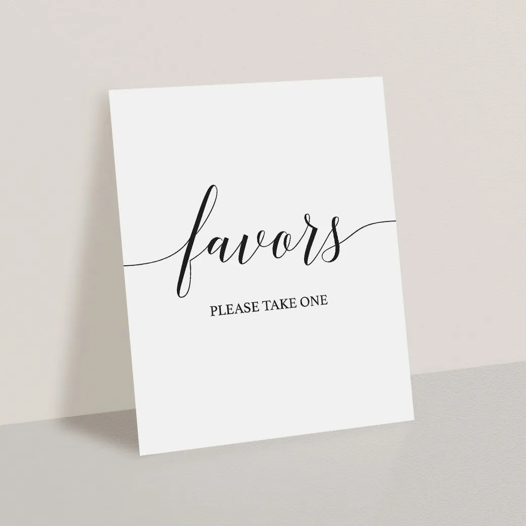 Minimalist Baby Shower Signs Printable