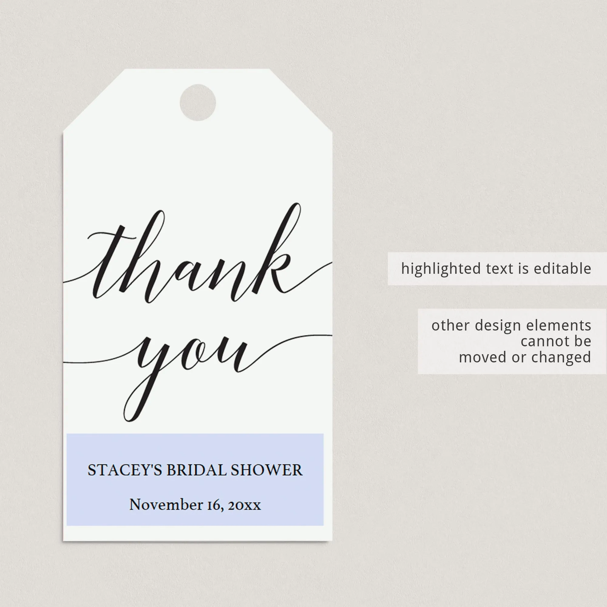 Minimalist Bridal Shower Bundle Black & White Calligraphy