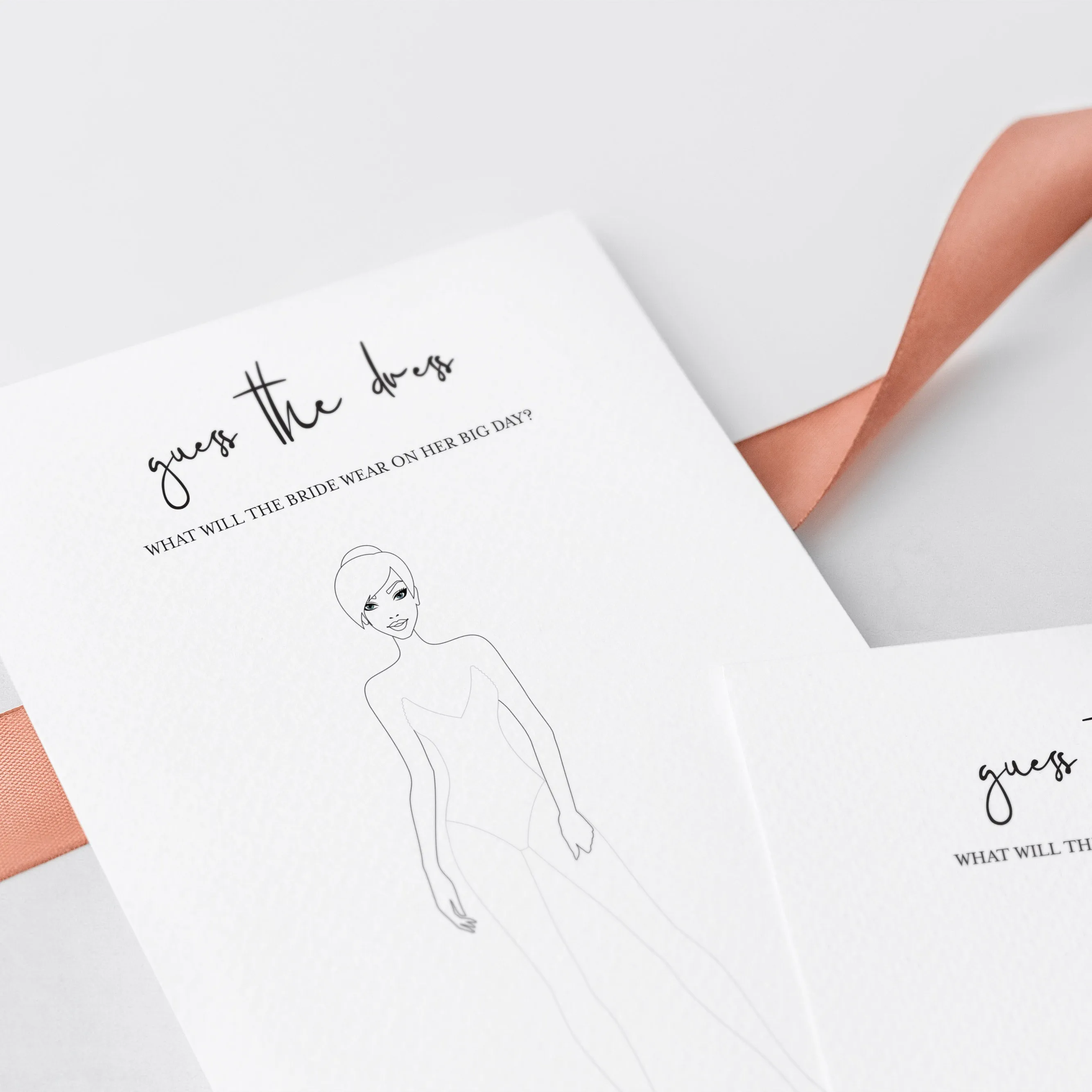 Minimalist Bridal Shower Games Bundle Printable