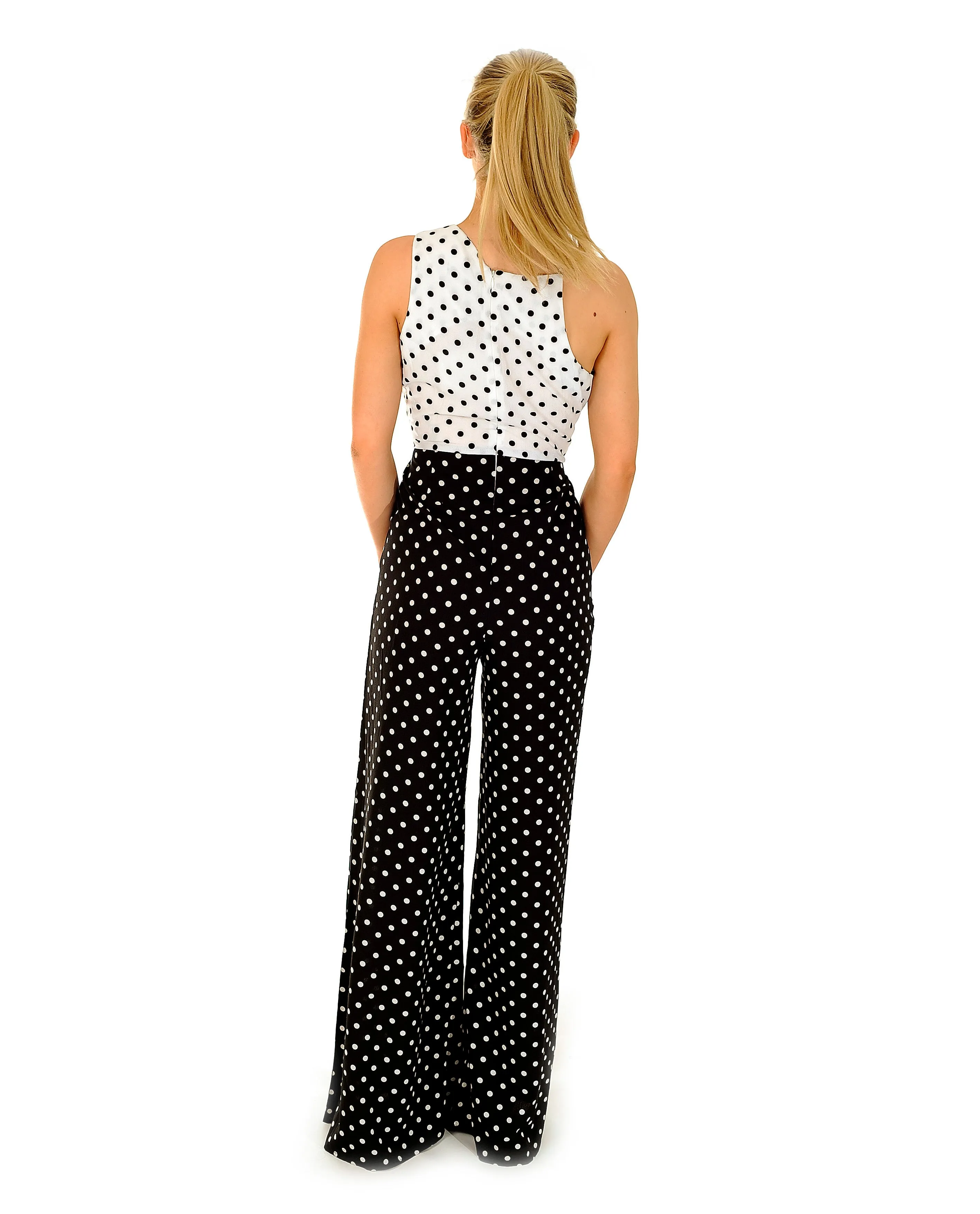 MISSGUIDED POLKA DOT JUMPSUIT