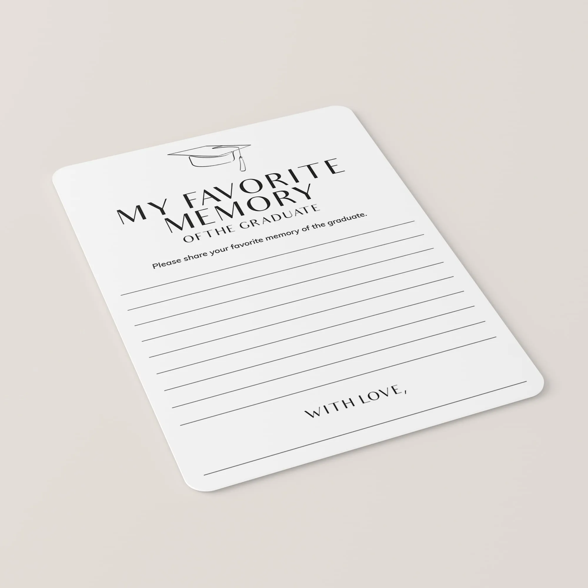Modern Minimal Graduation Party Games Bundle