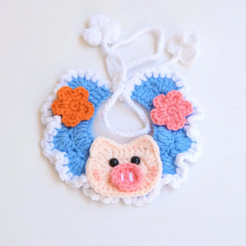 Mokka - Knit Collar - Pig