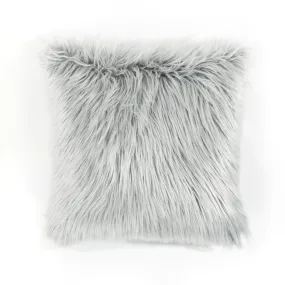 Mongolian Luca Soft Faux Fur Decorative Pillow Cover