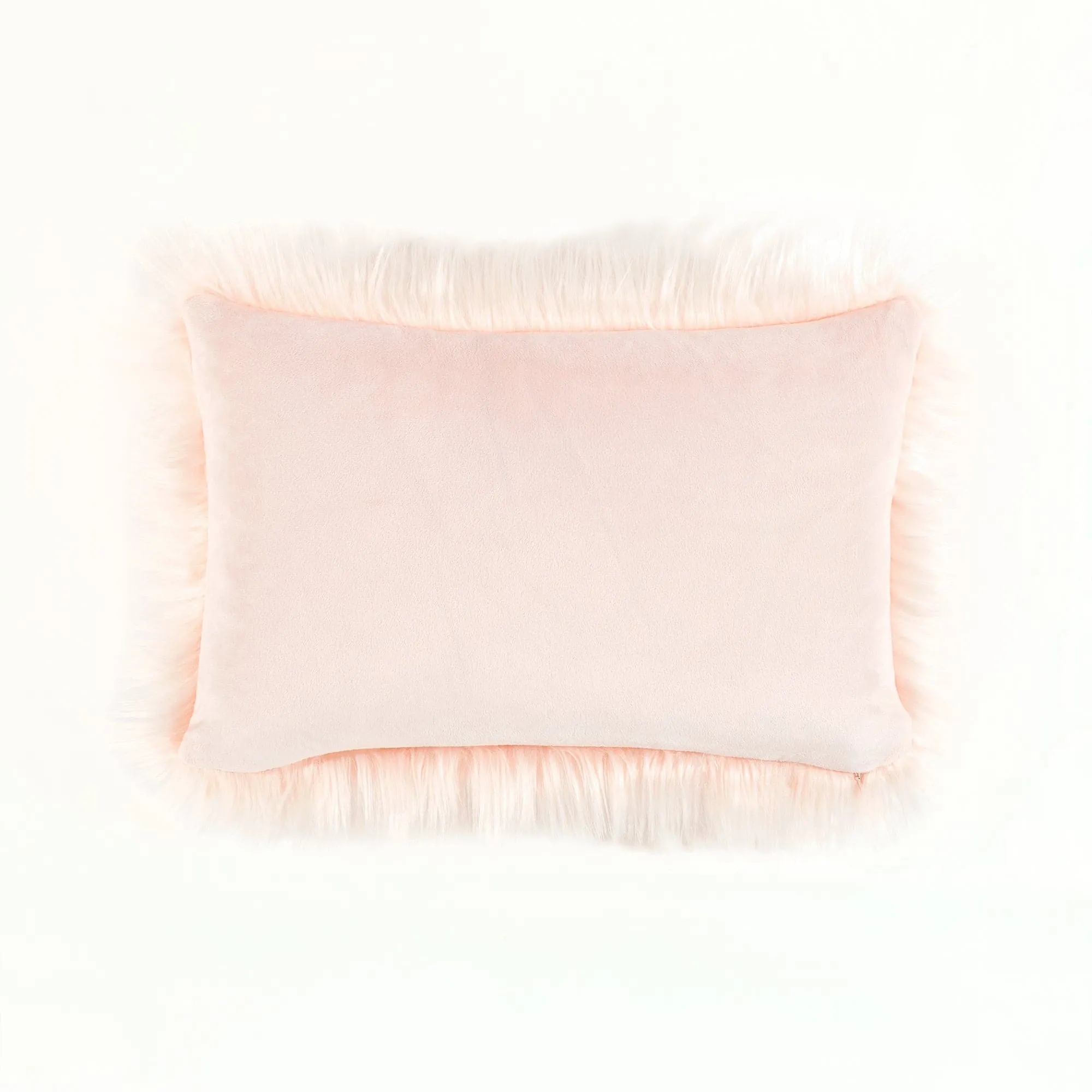 Mongolian Luca Soft Faux Fur Decorative Pillow Cover