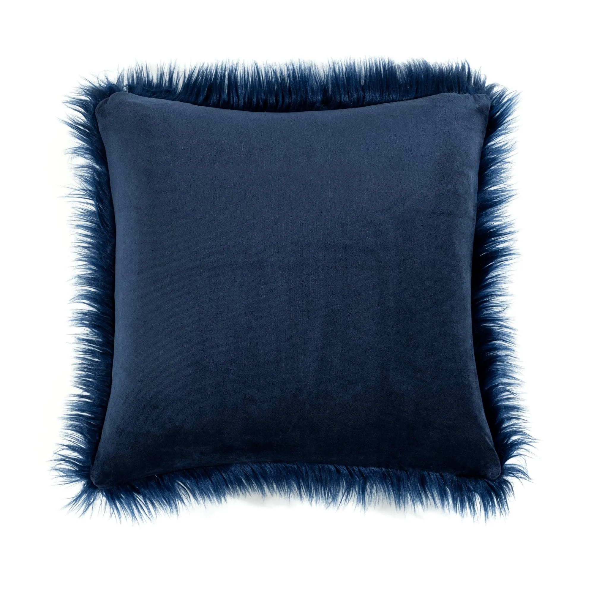 Mongolian Luca Soft Faux Fur Decorative Throw Pillow Cover