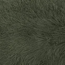 Mongolian | Sheepskin Throw | Olive