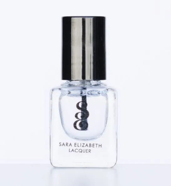 Nail Polish - Top Coat Quick Dry Clear - Non Toxic Vegan Mini Bottle