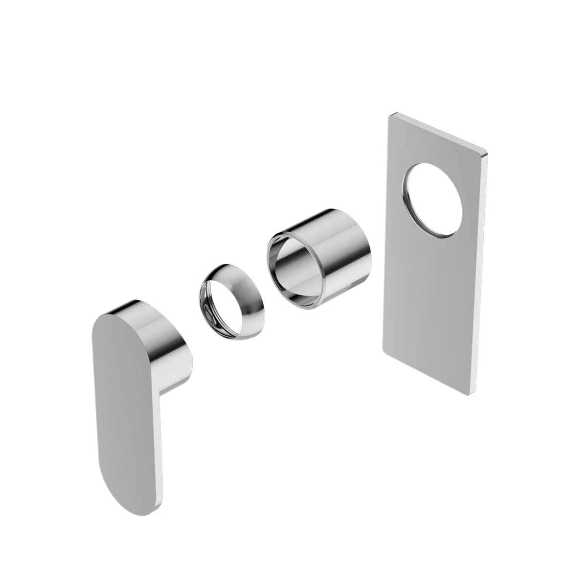 Nero Ecco Shower Mixer (Trim Kit Only) - Chrome