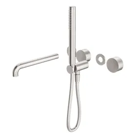 Nero Kara Progressive Shower System Separate Plate With Spout (Trim Kit Only) - Brushed Nickel