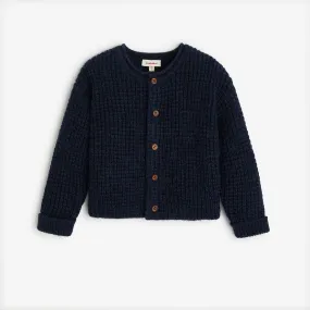 Newborn navy blue cardigan