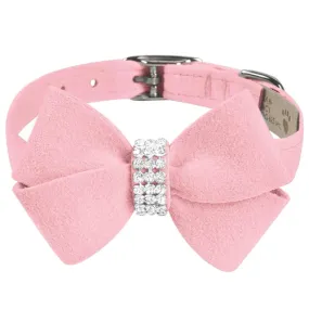 Nouveau Bow Collar — Puppy Pink