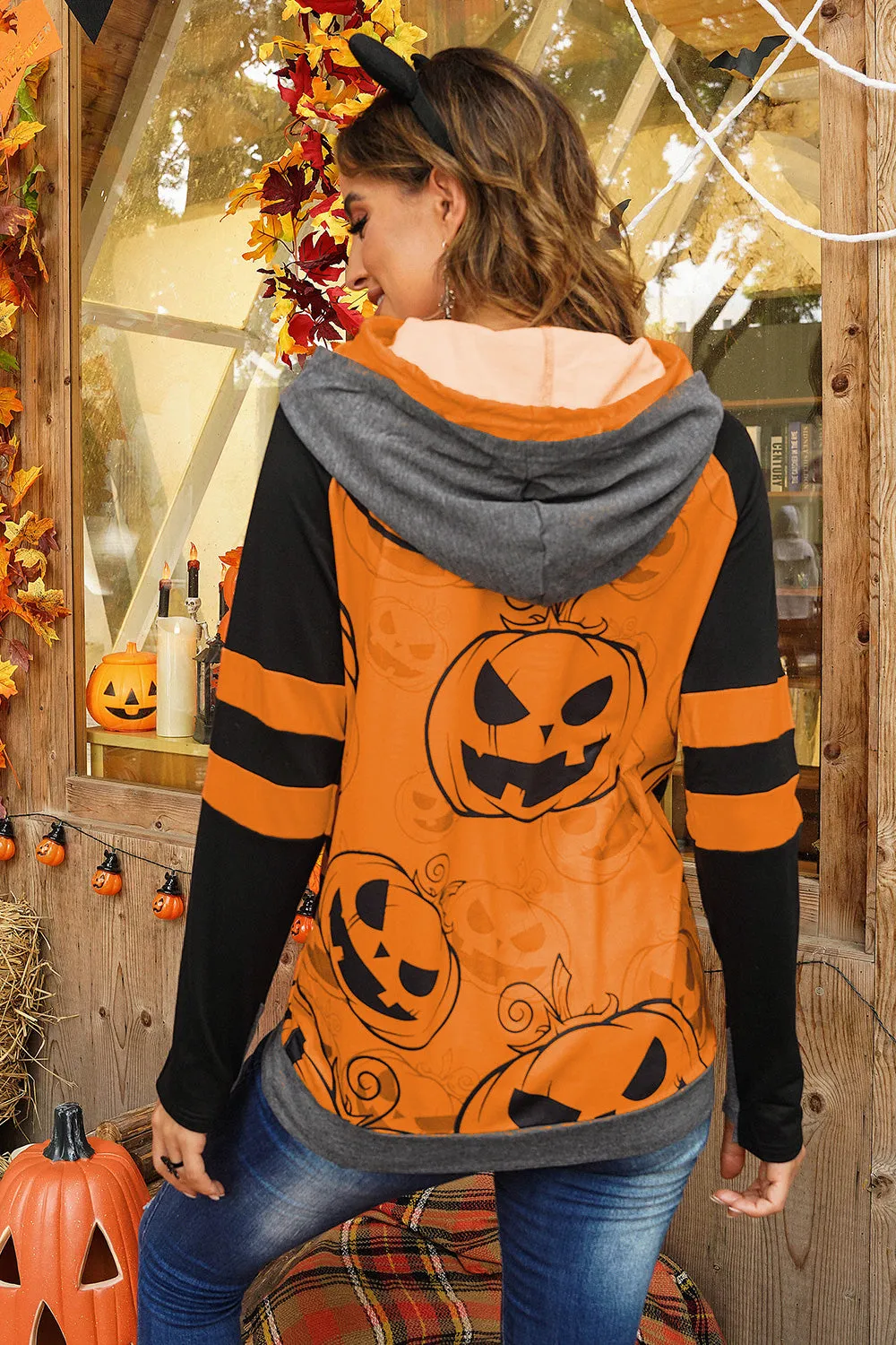 Nsquared Jack-O'-Lantern Graphic Hoodie
